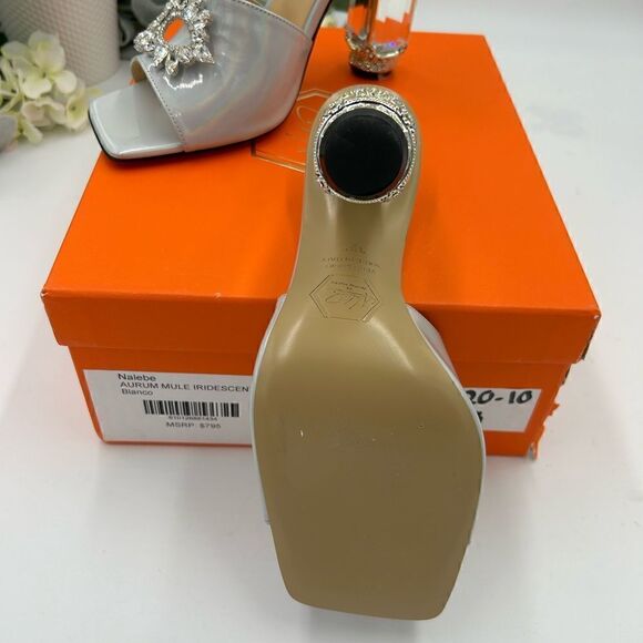 - Women’s Nalebe diamanté iridescent mule, size 39.5 made in Italy - Picture 4 of 9